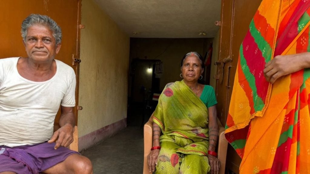 Kavita Mahto's in-laws. Her father-in-law is 70 and still works the fields. Nootan Sharma | ThePrint