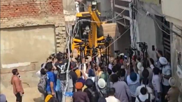 Punjab’s Mansa divided over demolition of chemist shop where anti-drug activist was shot