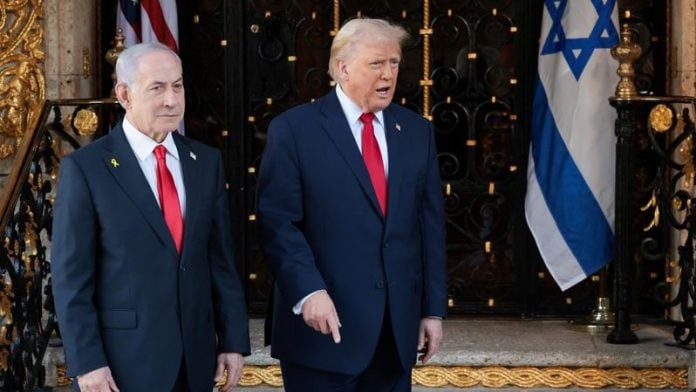 File image of Israel PM Benjamin Netanyahu and US President Donald Trump | Photo credit: Thomson Reuters 2026