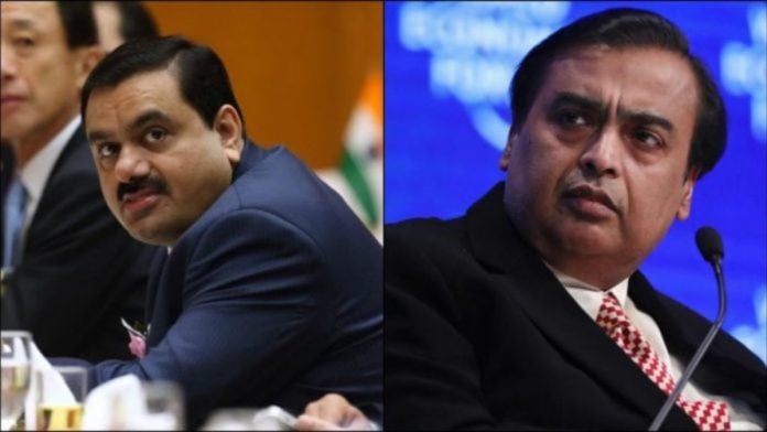 File photos of Gautam Adani, Chairman of Adani Group, (left) and Mukesh Ambani, Chairman of Reliance Industries (right) | Bloomberg