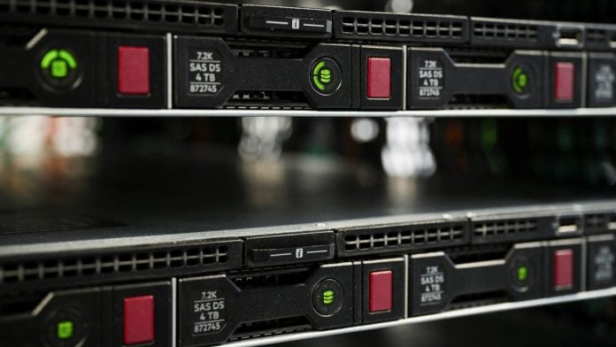 Hard disk drives at computer server, as cyber agencies warn that websites may be taken offline while PHP prepares a critical fix, in Berlin on 21 October, 2026 | Annegret Hilse/ThePrint