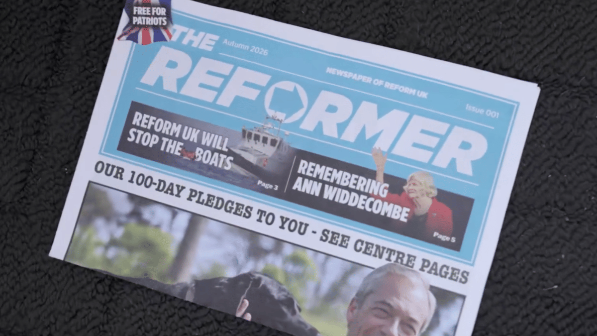 Photo: ThePrint Reform UK launches its own newspaper called The Reformer