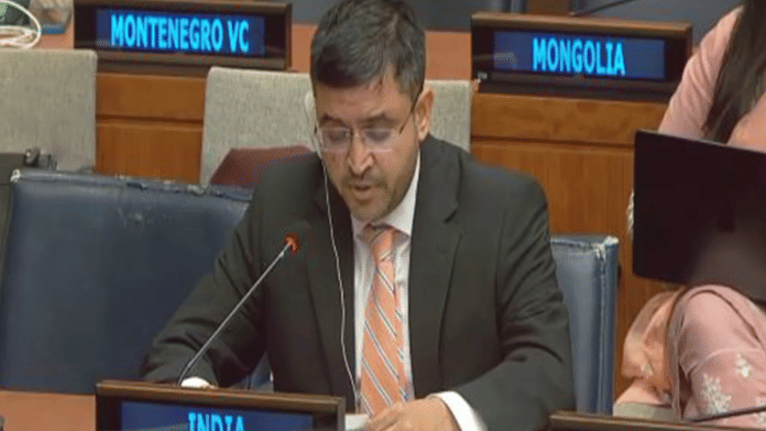 Raghoo Puri, First Secretary, India's Permanent Mission to the United Nations (Photo/@IndiaUNNewYork)