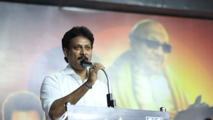 Former Tamil Nadu school education minister Anbil Mahesh Poyyamozhi was arrested Monday after Madras High Court dismissed his anticipatory bail application | X/@Anbil_Mahesh