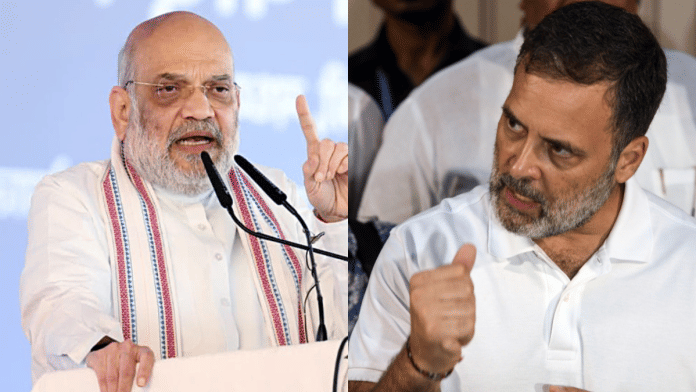 HM Amit Shah has rejected Rahul Gandhi's opposition to SIR as attempt to 'protect infiltrators'. | ANI