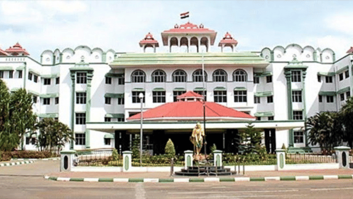 File photo of Madras High Court's Madurai bench | ANI