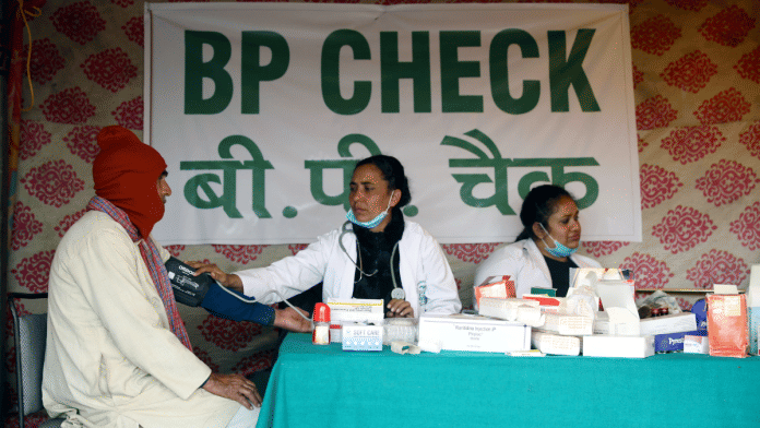 Resistant hypertension is when BP remains above recommended target despite treatment with three or more medicines, including a diuretic, at maximum or highest tolerated doses, or is controlled only with four or more medicines. | ANI