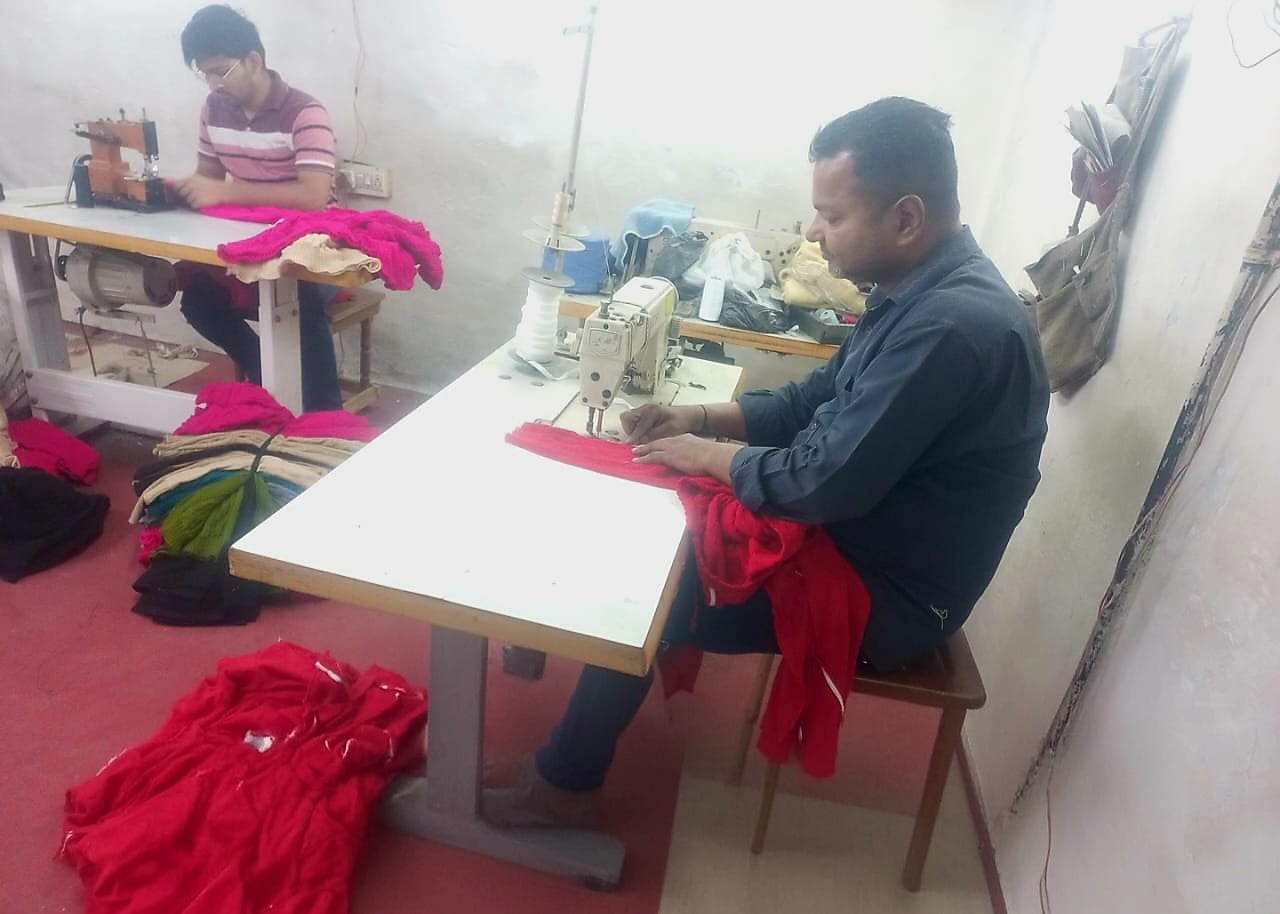 Workers stitch garments at a hosiery unit in Ludhiana | By special arrangement