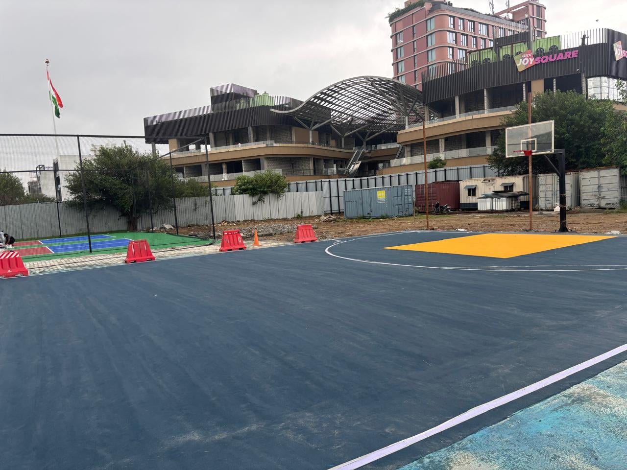 Basketball and other sports facilities at Urban Sports Adda in Gurugram, part of a growing network of multi-sport arenas catering to the city’s demand for recreation | Photo: Manisha Mondal | ThePrint