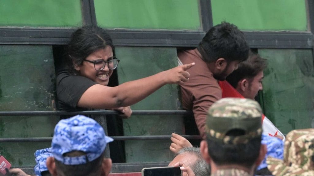 As police restricted access to Jantar Mantar and surrounding areas, protesters arriving from different parts of the capital were stopped, picked up and taken to different police stations, stadiums and other locations | Suraj Singh Bisht, ThePrint