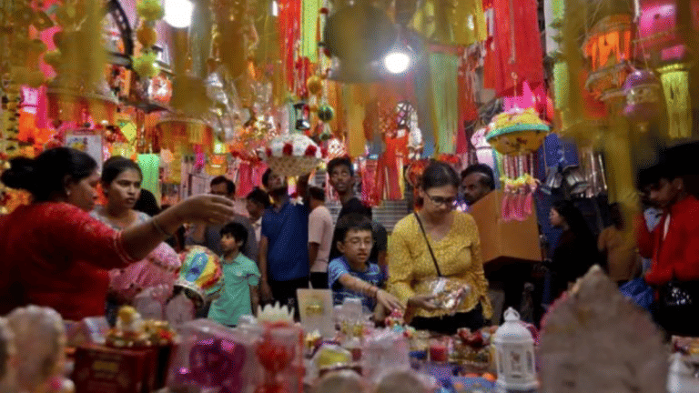 This Diwali, India is holding back shopping—and dipping into savings to foot the bills