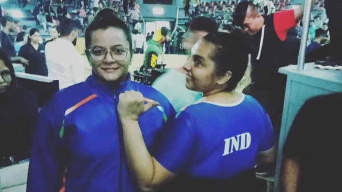 Sumo wrestler Hetal Dave with actor Shriyam Bhagnani | Instagram