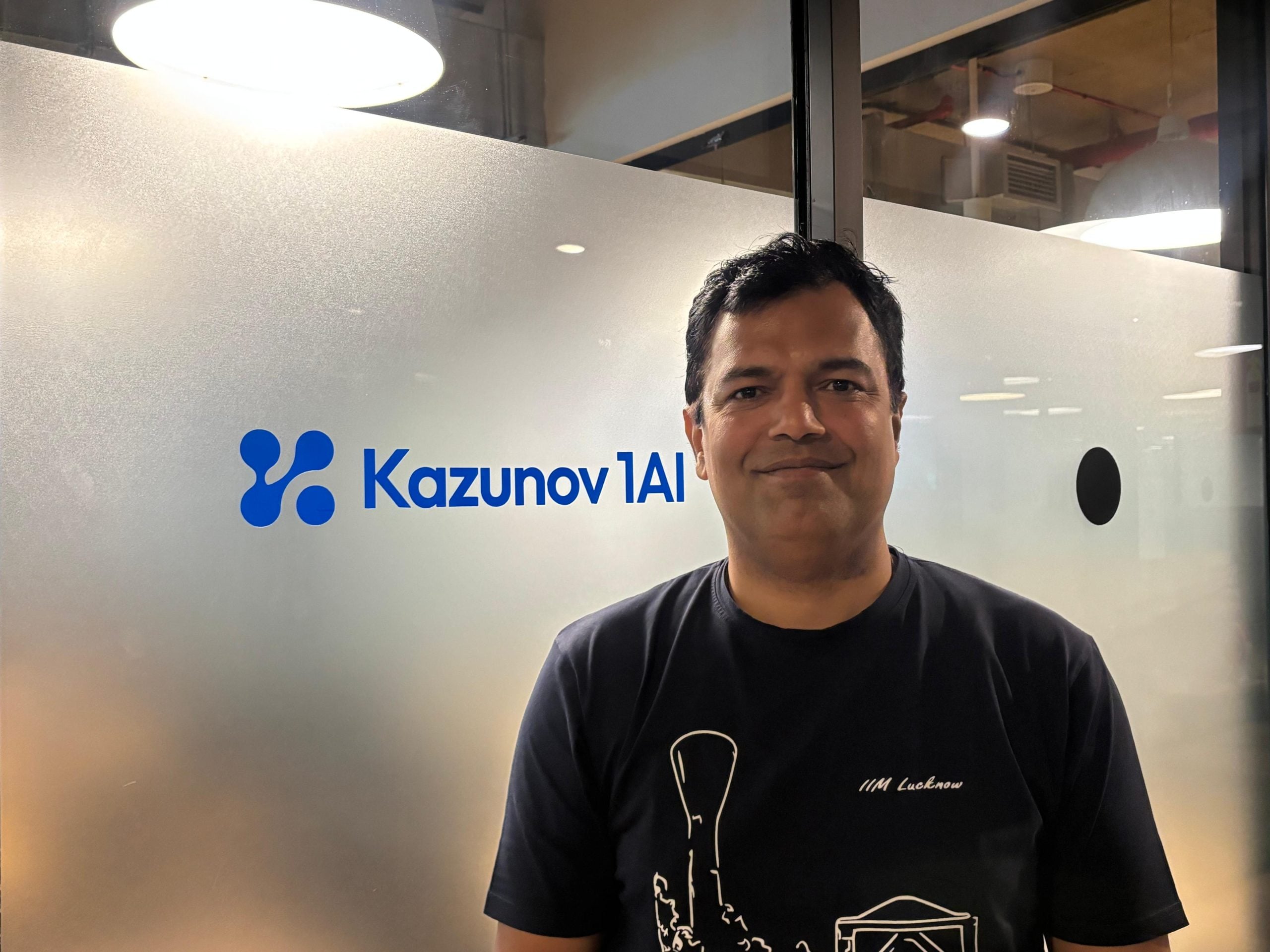 Chittaranjan Savadi, cofounder of Kazunov1AI, received one crore in funding from the ACSEL technology forum|Vitasta Kaul/ThePrint