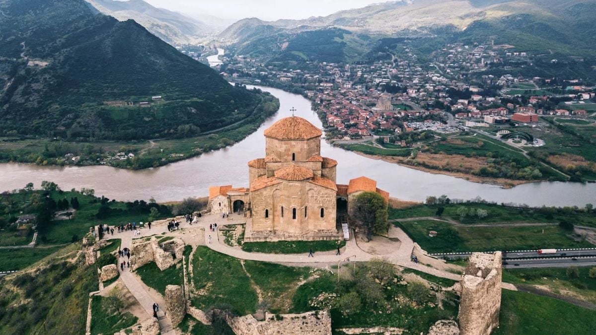 Jvari Monastery, a sixth-century Georgian Orthodox monastery overlooking Mtskheta and the confluence of the Aragvi and Mtkvari rivers | Photo by special arrangement