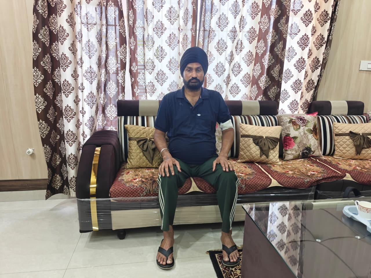 ASI Sukhchain Singh, who had a miraculous escape, recovering at home | Mayank Kumar | ThePrint