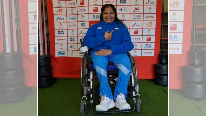 Indian para-athlete Suvarna Raj won the gold medal in the women’s F54 discus throw event at the Asian Para Games | X/@ANI