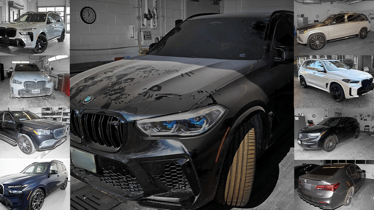 Vehicles recovered by Peel Regional Police as part of Project High Guard