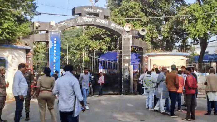 Security tightened outside Thekkampatti Sub-Jail following the escape of 17 prisoners | ANI video grab
