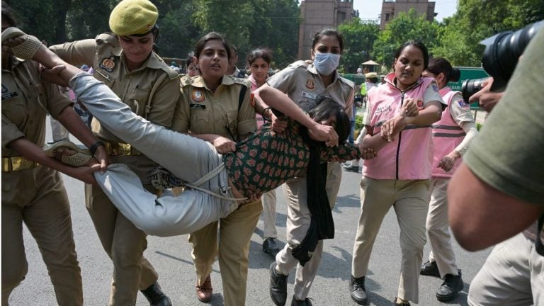 CRPF officer urges NHRC, NCW to probe ‘prima facie mistreatment’ of Delhi women protesters