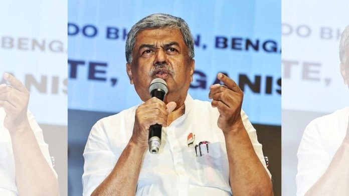 File photo: Karnataka Pradesh Congress Committee president B.K. Hariprasad | ANI